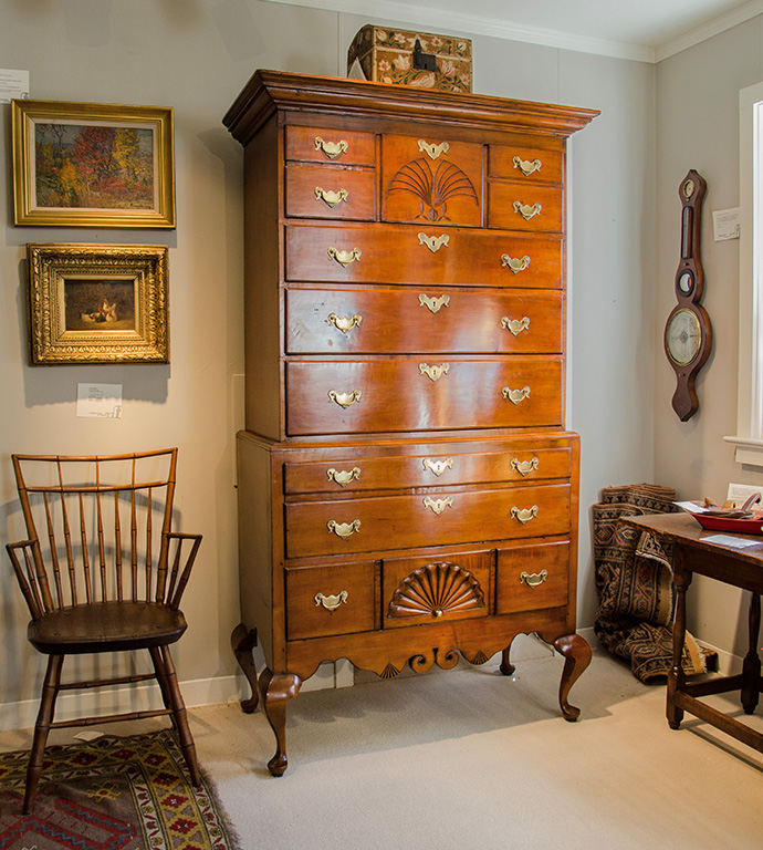 Queen Anne Highboy Sold Raymond James Antiques