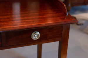 George III, Mahogany Writing Table Detail