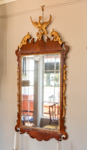 George III, Mahogany And Parcel Giltwood Mirror