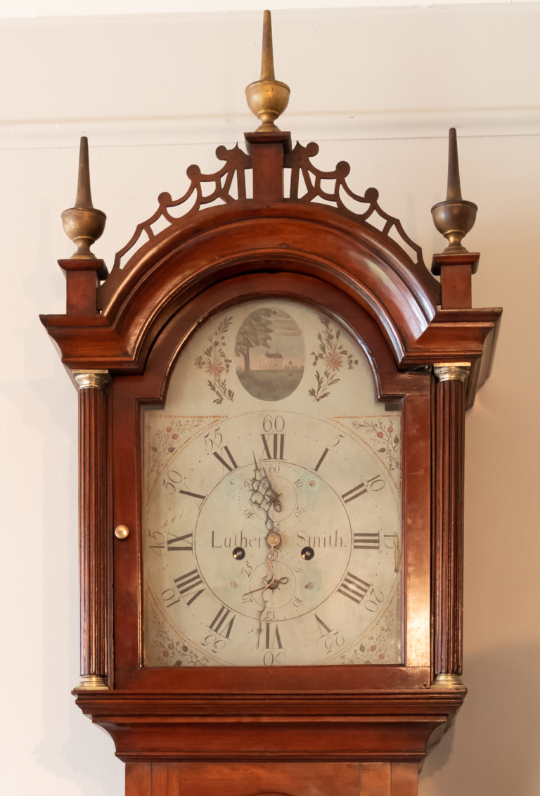 Federal Cherry Tall Case Clock - Raymond James Antiques