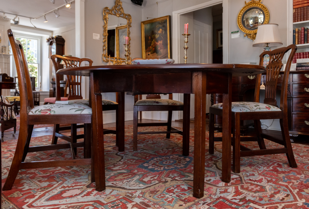 George III Mahogany Wake Table - Base