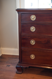 Chippendale Mahogany Chest Of Drawers - Front