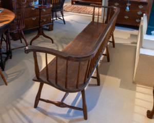 Windsor Low Back Settee Side View
