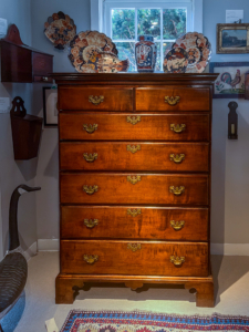 Chippendale Maple Tall Chest Of Drawers