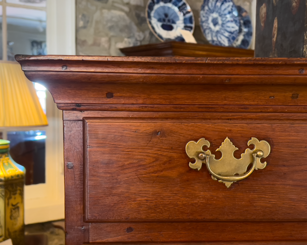 Chippendale Tall Chest Of Drawers - Top detail