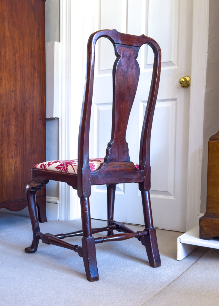 Queen Anne Maple Dining Chairs - rear view