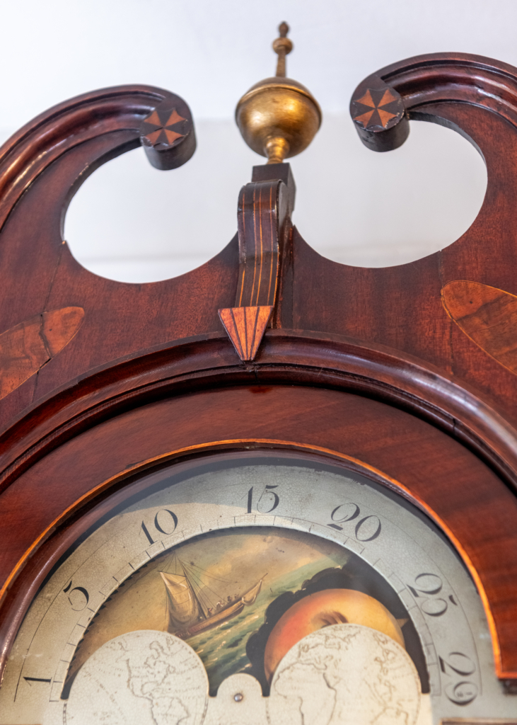 Federal Tall Case Clock -Top