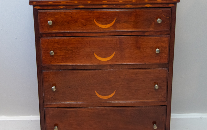 Federal Mahogany Inlaid Child’s Chest